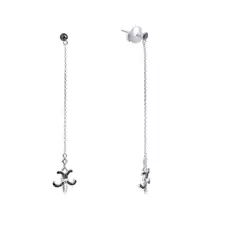 Серьги-пуссеты из золота AAS-3799E_SR_DB_WG