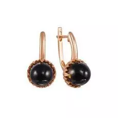 Серьги-пуссеты из золота AAS-3817E_SR_SQ_PINK