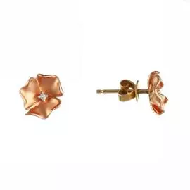 Серьги-пуссеты из золота AAS-3824E_SR_YP