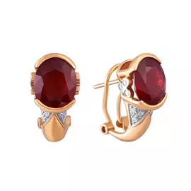 Серьги-пуссеты из золота AASE2015_SR_RO_YG