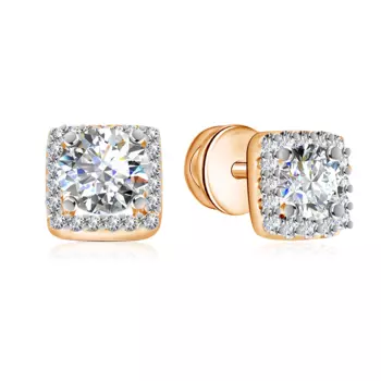 Серьги-пуссеты из золота Д0268-026616