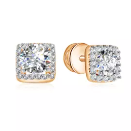 Серьги-пуссеты из золота Д0268-026616