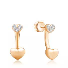 Серьги-пусеты из золота Д0268-026783