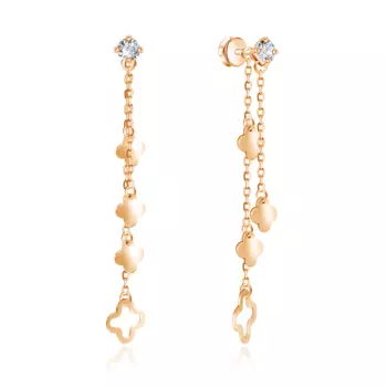 Серьги-пуссеты из золота Д0268-026847