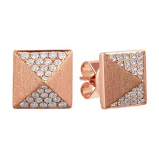 Серьги-пуссеты из золота E0003349A03_SR_PINK