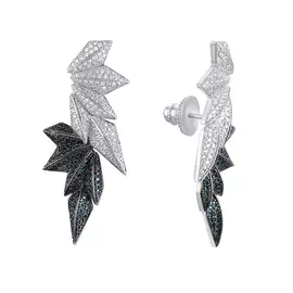 Серьги-пуссеты из золота F-613E_SR_DL_WG