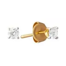 Серьги-пуссеты из золота JK-E1006A-2-18KY_SR_YG