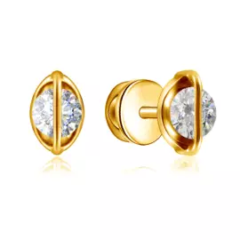 Серьги-пусеты из золота L6319177000