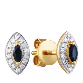 Серьги-пуссеты из золота ME34153-YG-S_SAEM-1_SR_YG