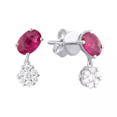 Серьги-пуссеты из золота ME36118A-WD-RU_SR_RU_WG