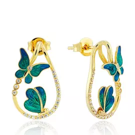 Серьги-пуссеты из золота MFHE6