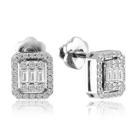 Серьги-пуссеты из золота MP00181-KP