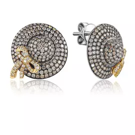 Серьги-пусеты из золота мзE23891