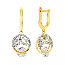 Серьги-пуссеты из золота NRHE36