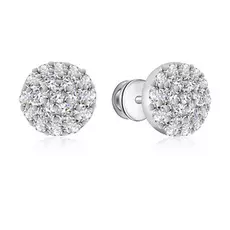 Серьги-пуссеты из золота С10472брw