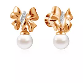 Серьги-пуссеты из золота С142-4549