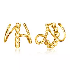 Серьги-роллы из желтого золота Э2972-01С0313290