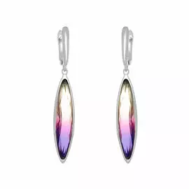 Серьги с английским замком из серебра 0301188-0001410002