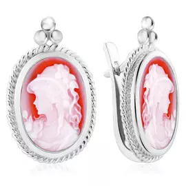 Серьги с английским замком из серебра 041943574802