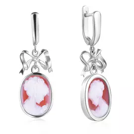 Серьги с английским замком из серебра 0421439849