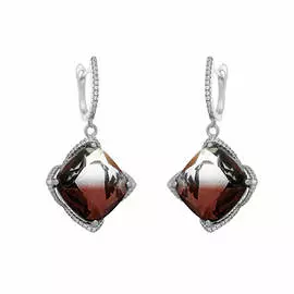 Серьги с английским замком из серебра 0600495-0001440102