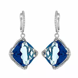 Серьги с английским замком из серебра 0600495-0001950102