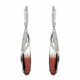 Серьги с английским замком из серебра 0600611-0001440102