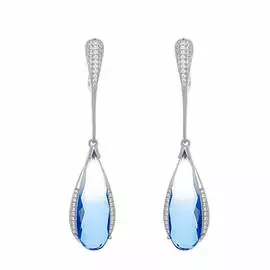 Серьги с английским замком из серебра 0600658-0001420102