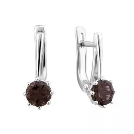 Серьги с английским замком из серебра 21-0937-23-09