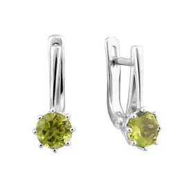 Серьги с английским замком из серебра 21-0937-23-11