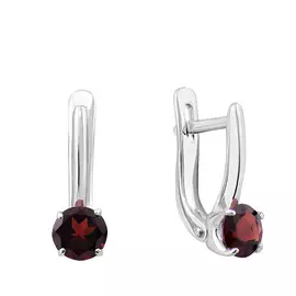 Серьги с английским замком из серебра 21-1160-23-08