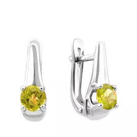 Серьги с английским замком из серебра 21-1366-23-12