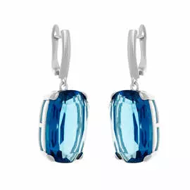 Серьги с английским замком из серебра 2300131-0001950002
