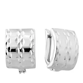 Серьги с английским замком из серебра 25-0552-23-61