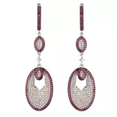 Серьги с английским замком из серебра GE10293C_001_WG