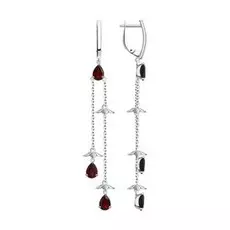 Серьги с английским замком из серебра 92022247