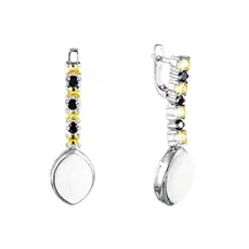 Серьги с английским замком из серебра ZE3228_SR_SH_002_WG