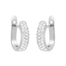 Серьги с английским замком из серебра MP-E00873-X-W-X-X-W