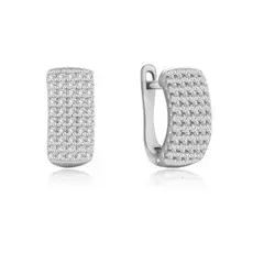 Серьги с английским замком из серебра 94021766