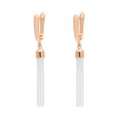 Серьги с английским замком из серебра TC-E00090-W-G-X-X-X