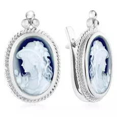 Серьги с английским замком из серебра 041946574802