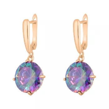 Серьги с английским замком из серебра PD-E00311-X-R-M-X-X