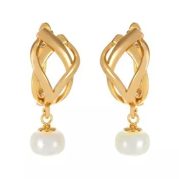 Серьги с английским замком из серебра PI-E10133-X-Y-PN-X-X