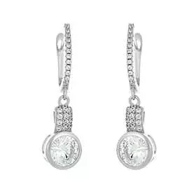 Серьги с английским замком из серебра MP-E08356B-X-W-W-X-W