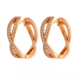 Серьги с английским замком из серебра MP-E07542-X-G-X-X-W