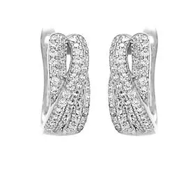 Серьги с английским замком из серебра MP-E00337-X-W-X-X-W