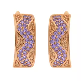 Серьги с английским замком из серебра MP-E00869-X-G-X-X-M3