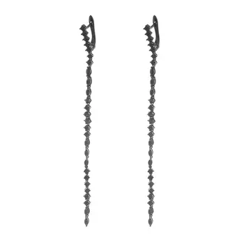 Серьги с английским замком из серебра PD-E669-2-X-B-X-X-B