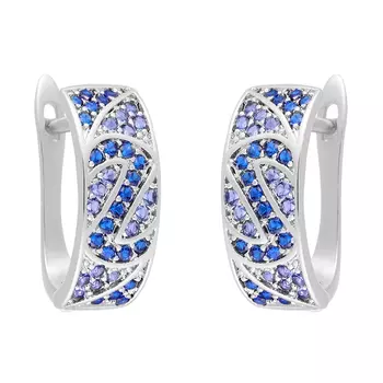 Серьги с английским замком из серебра MP-E00871-X-W-X-X-M1