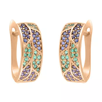 Серьги с английским замком из серебра MP-E00872-X-G-X-X-M2